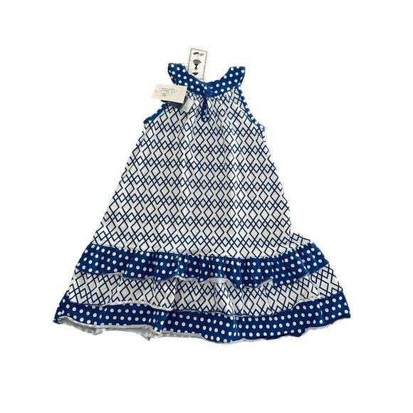 UNIVERSITY OF KENTUCKY A Line Logo Blue White Dress Size 4T NEW - Picture 2 of 6